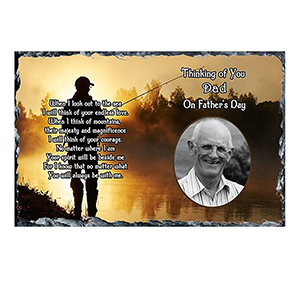 Customised Remembrance Candle - White Rose with Photo Thinking Of You