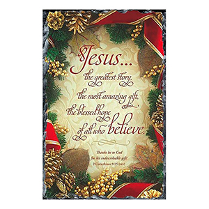 Personalsied Christmas Slate Gift - Gods Infinite Love