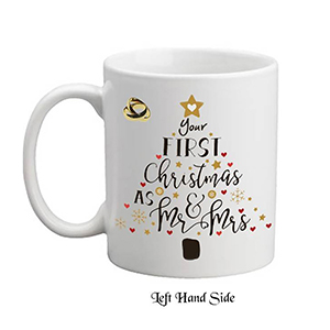 Personalsied Christmas Candle Gift - Baby Bear Decorating Your First Xmas