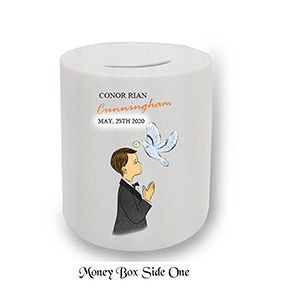 Customised Money Box Gift - Boy Chalice