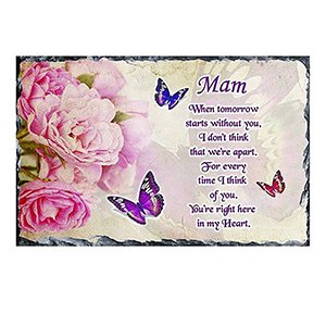 Customised Mothers Day - Blue Valley of Water with Photo