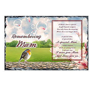 Customised Mothers Day - Blue Valley of Water with Photo