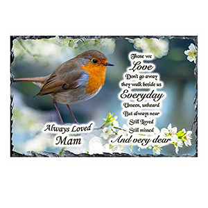 Customised Mothers Day - Blue Valley of Water with Photo