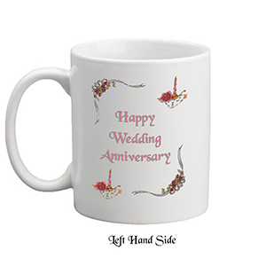 Customised Wedding Anniversary Candle Gift - Family Crest Anniversary Gold Script & Photo