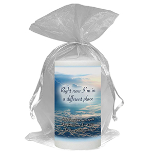 Customised Remembrance Favour Candle - Tuilip