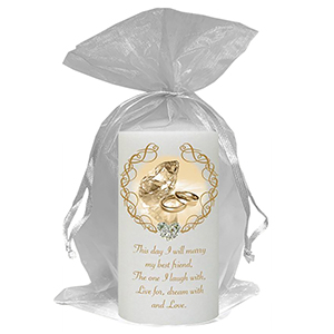 Customised Thank you Wedding Favour - Happy Ever After Gold