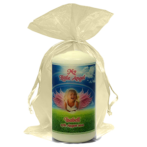 Customised Remembrance Favour Candle - Tuilip