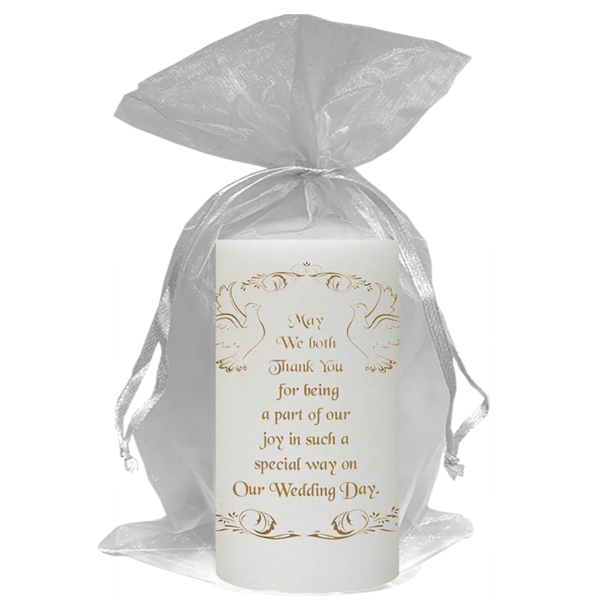 Customised Wedding Candles - Wedding Wish