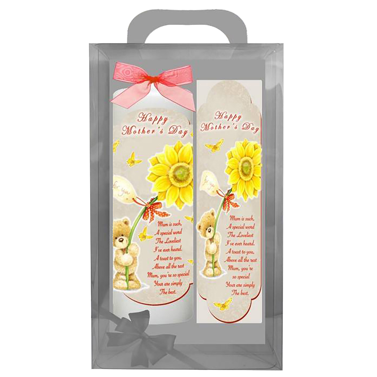 Customised Mothers Day Candle Gift - Sunflower