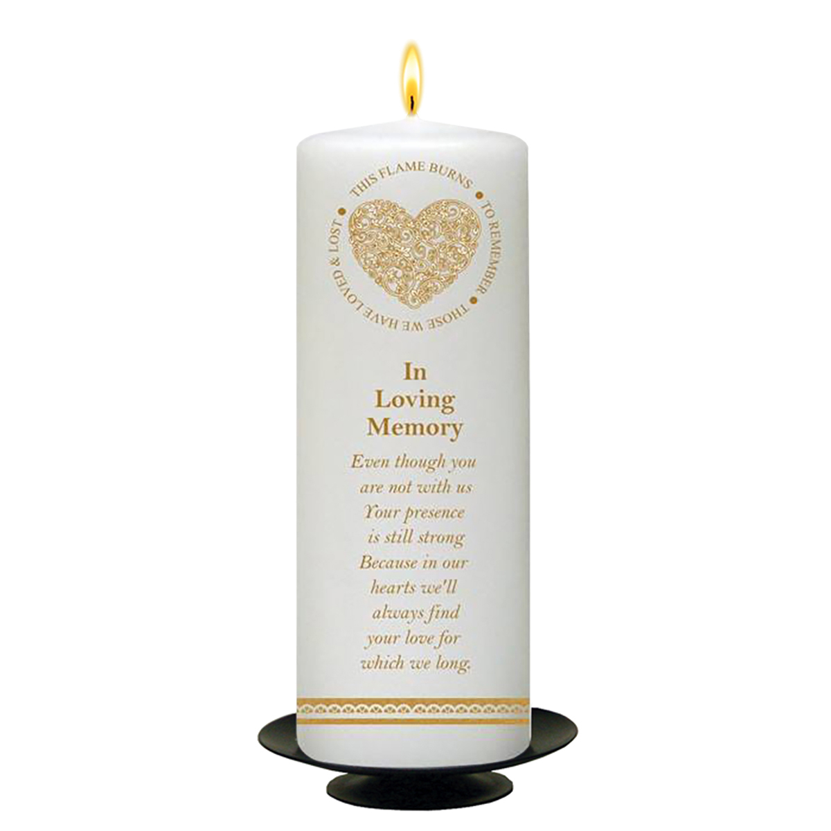 Customised Wedding Remembrance Candle - Circle Of Love