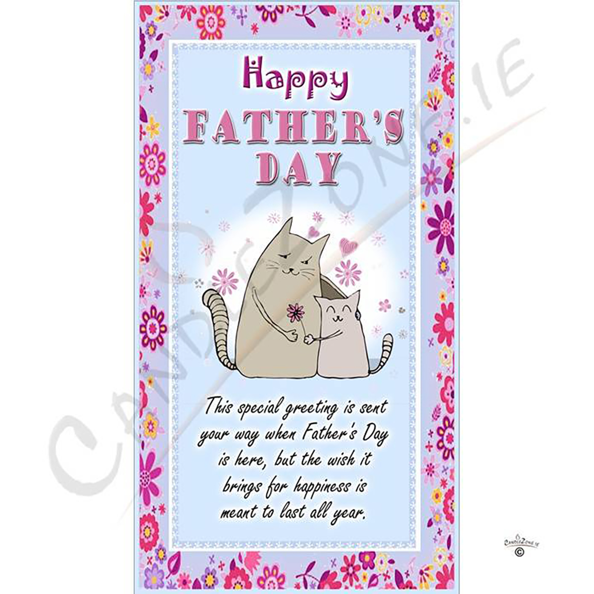 Customised Fathers Day Gift Candle - Kitten Love