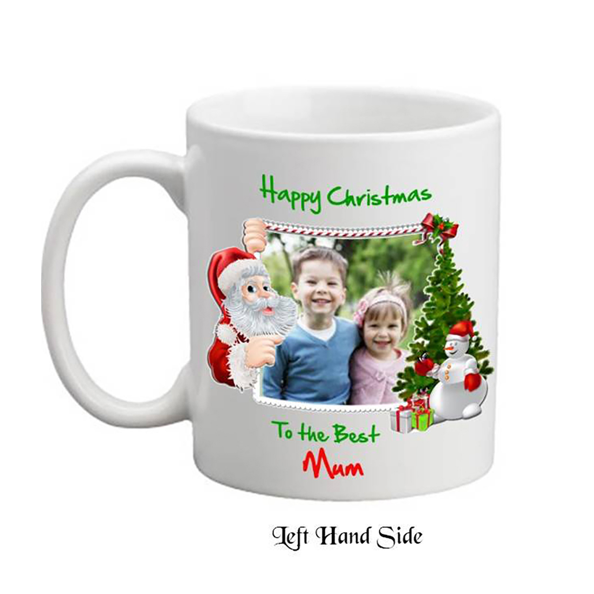 Customised Chritsmas Mug Gift - Mum & Santa