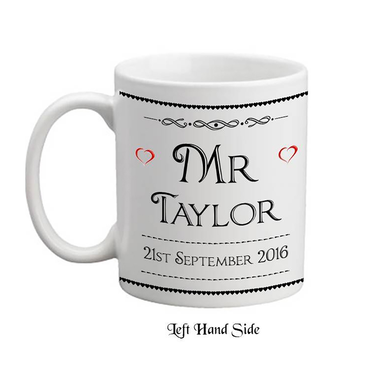 Customised Mug Gift - Mr & Mrs Customised Mugs (Set of Two)
