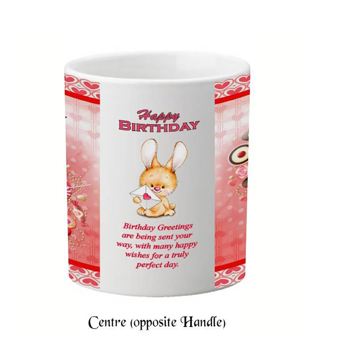 Customised Birthday Mug Gift - Bunny & Card
