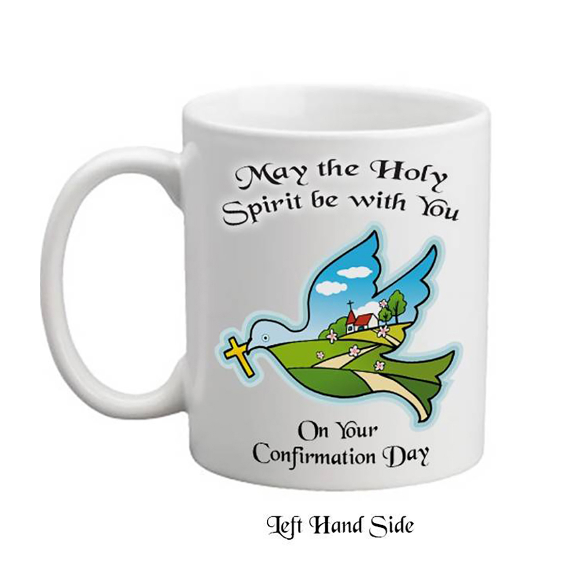 Customised Confirmation Mug Gift - Dove