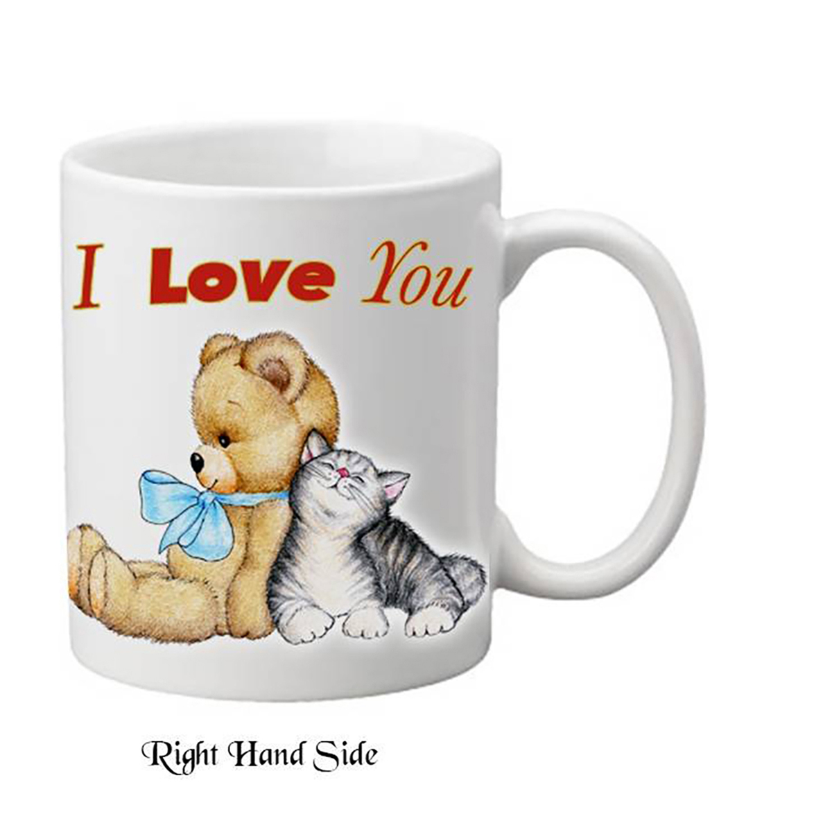 Customised Mug Gift - Bear & Cat Mug