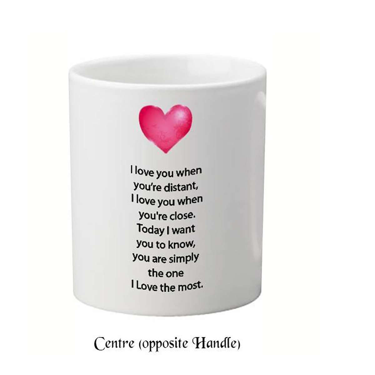 Customised Mug Gift - Bees & Love Heart