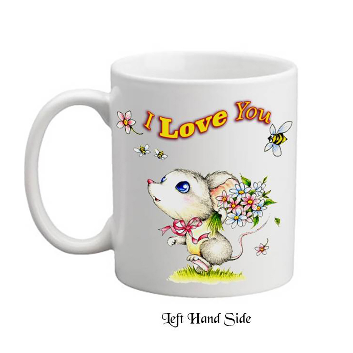 Customised Mug Gift - Bunny & Flowers