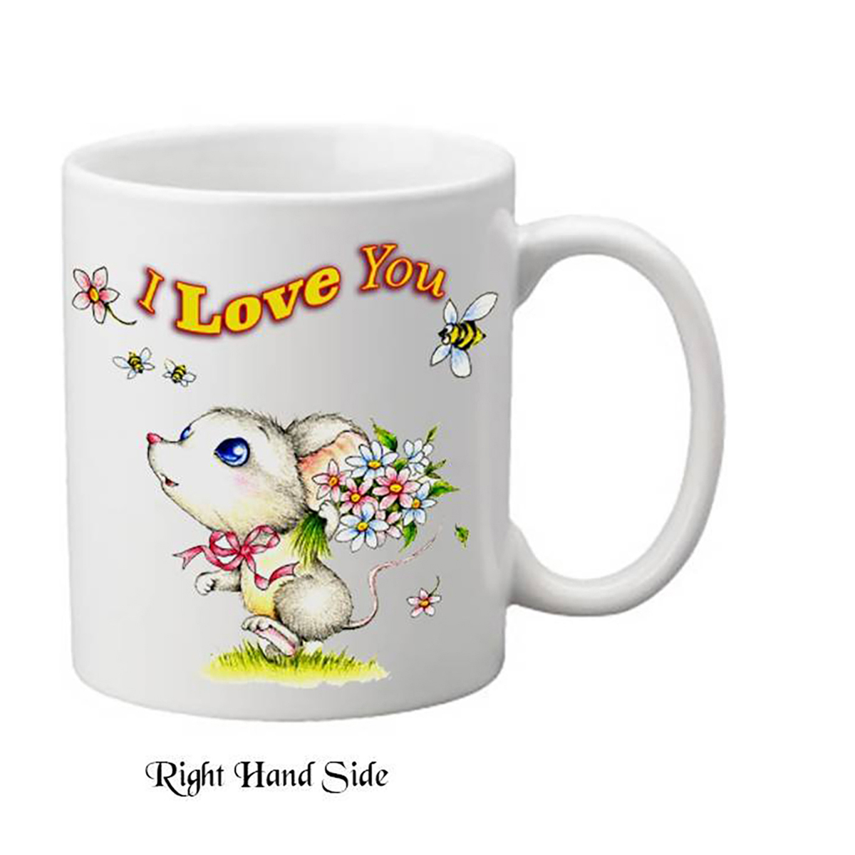 Customised Mug Gift - Bunny & Flowers