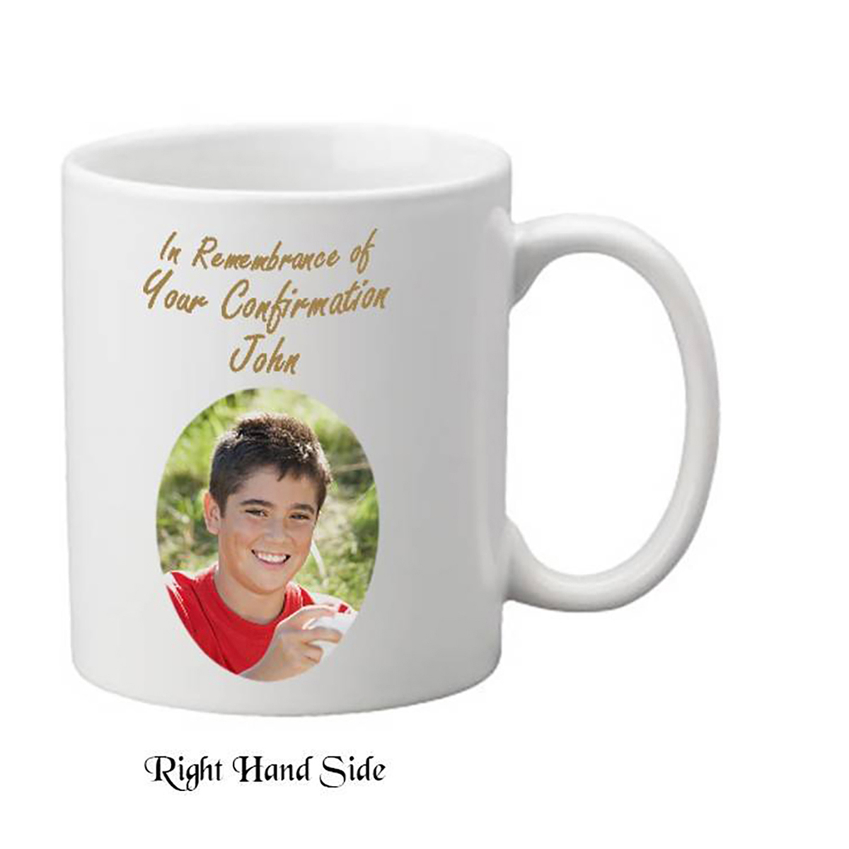 Customised Confirmation Mug Gift - Photo Boy Mug