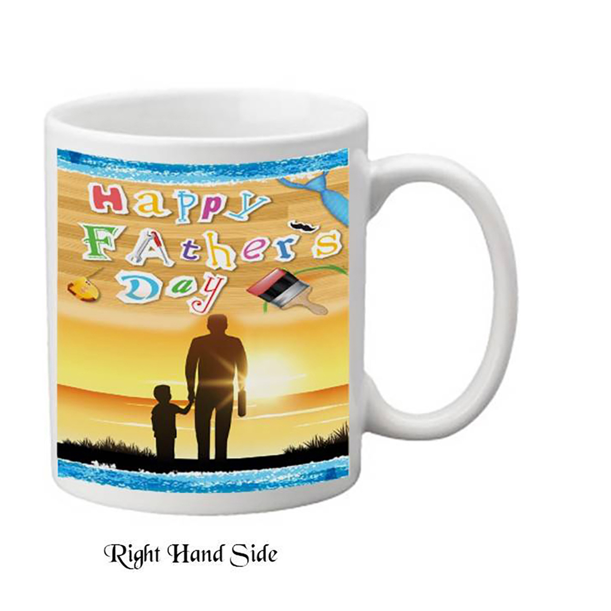 Customised Slate & Mug Gift - Painting Dad