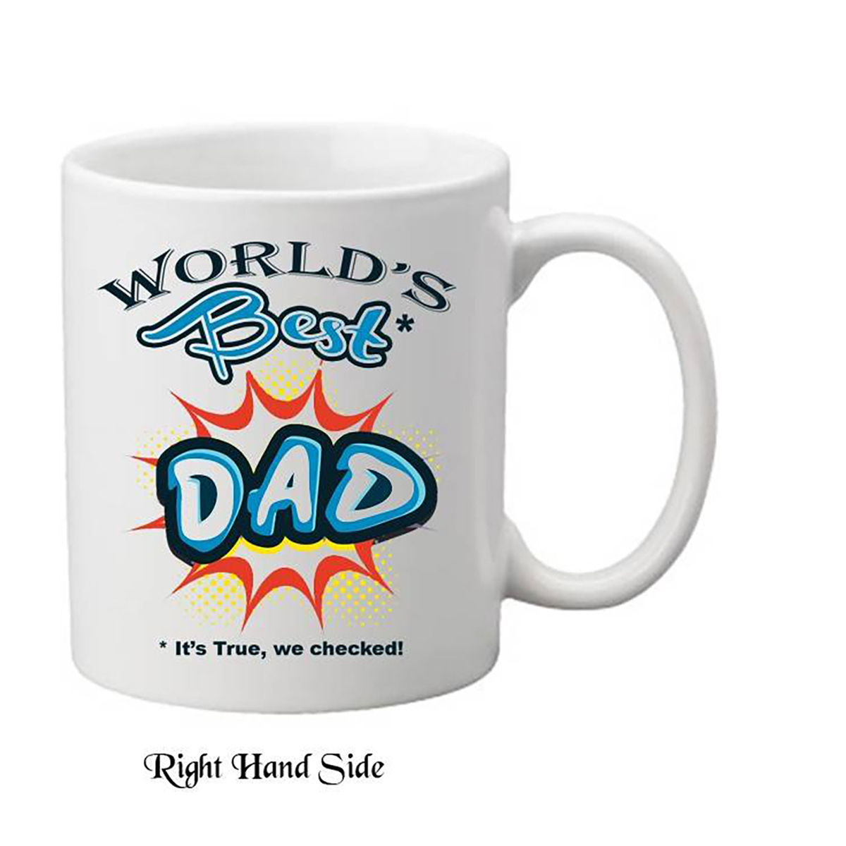 Customised Slate & Mug Gift - Worlds Best Dad