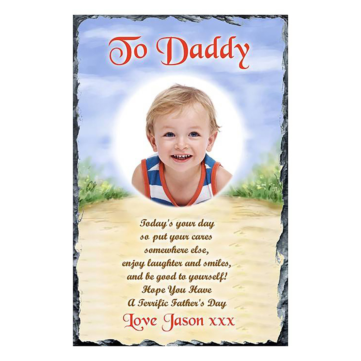 Photo Mug & Slate Gifts - Daddy and M