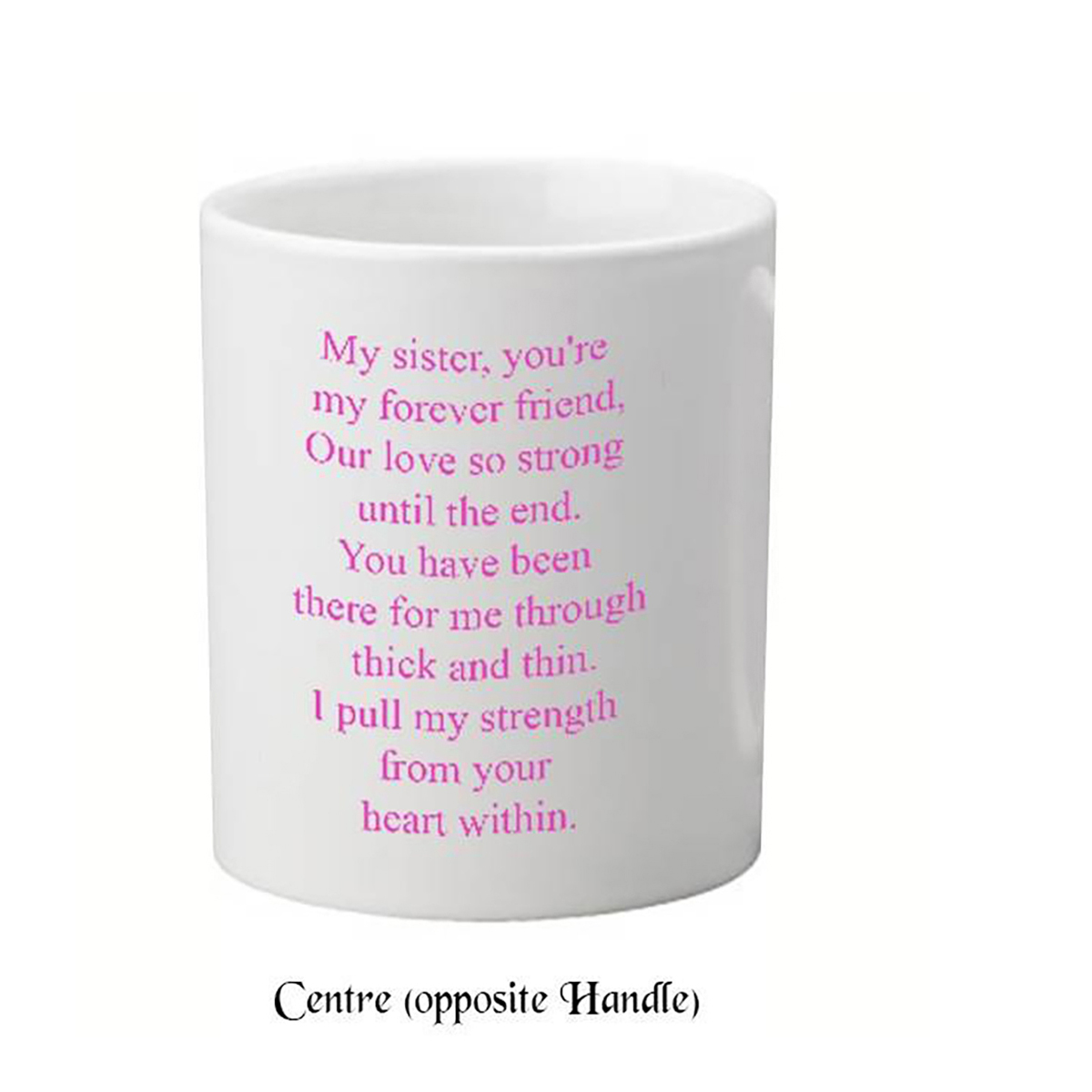 Customised Mug Gift - The Best Sister Floral