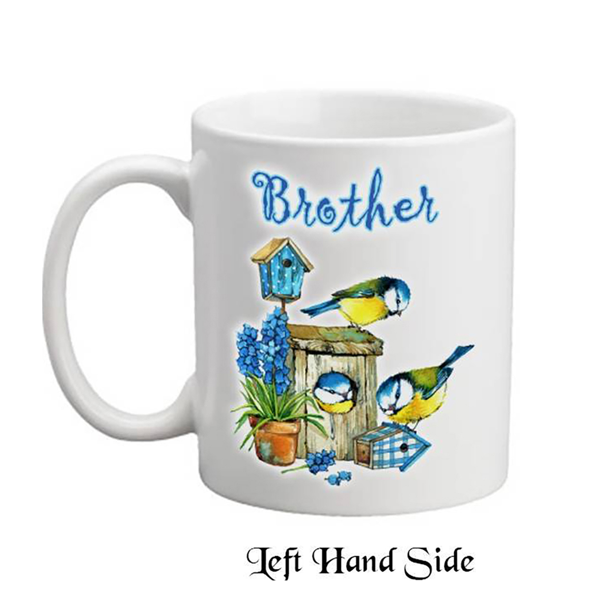 Customised Birthday Mug Gift - Birds & Brother