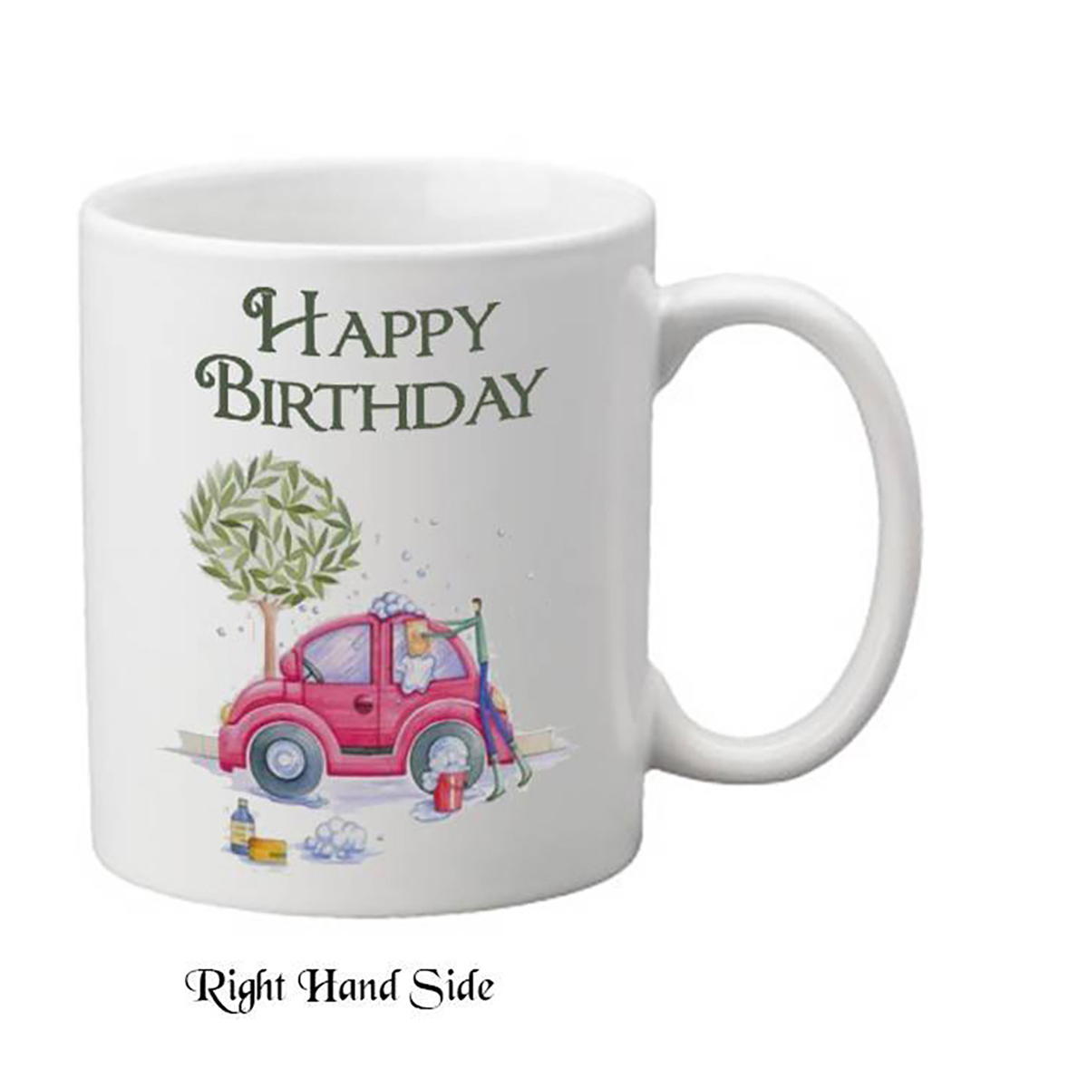 Customised Birthday Mug Gift - Car Wash