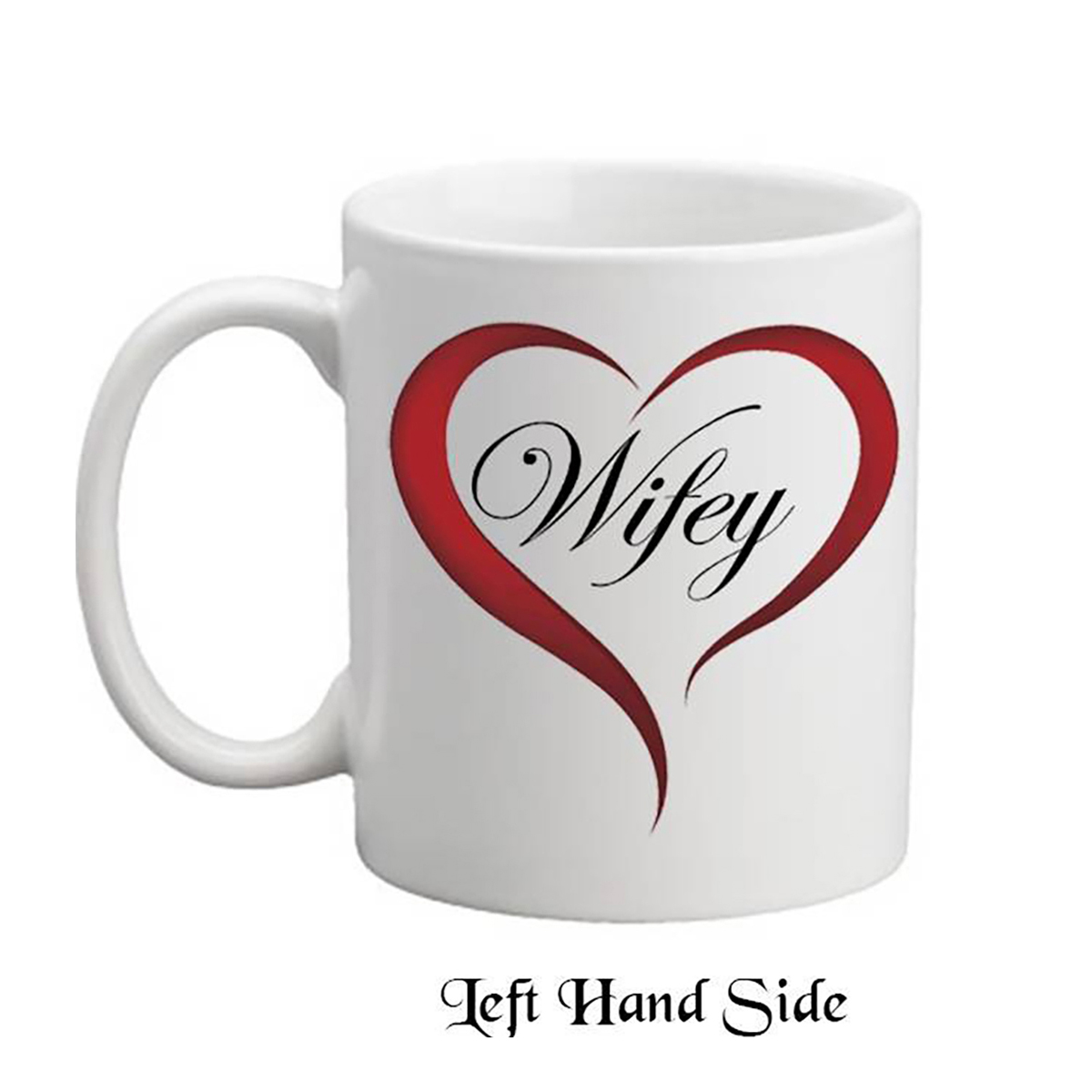 Customised Mug Gift - Wifey & Hubs Mugs (Set of Two)