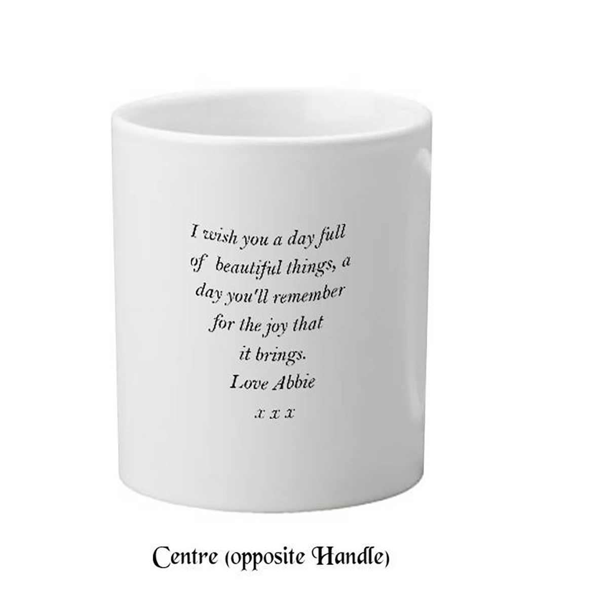 Customised Birthday Mug Gift - Pink Rose