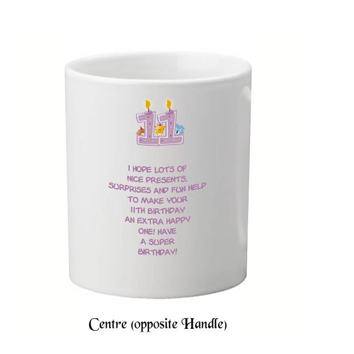 Customised Birthday Mug Gift - Age 11 - Birthday Party with Photo