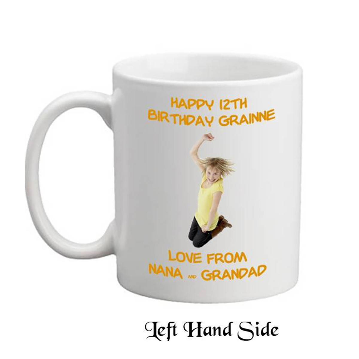 Customised Birthday Mug Gift - Age 12 - Birthday Party with Photo