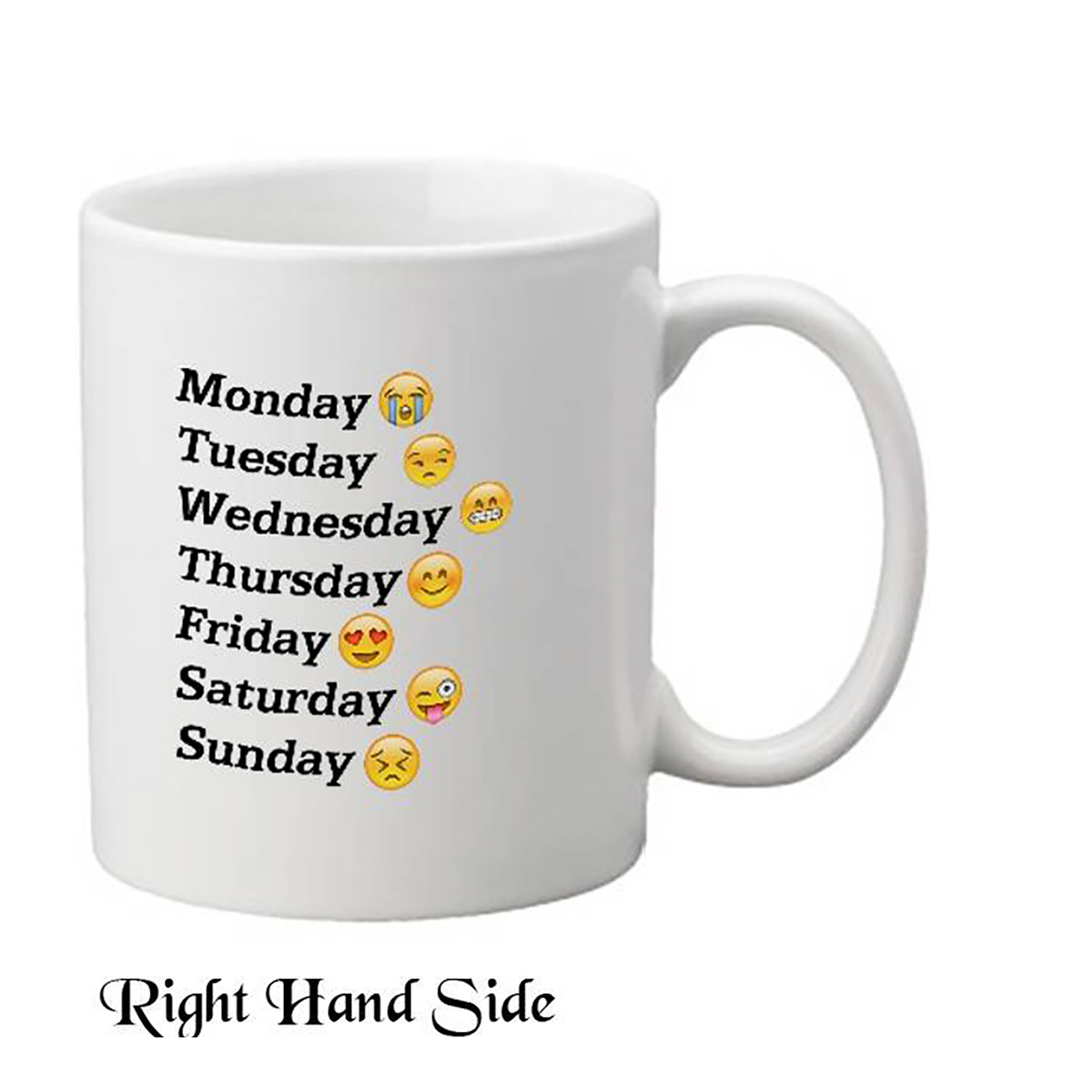 7 Days of Emojis Mug
