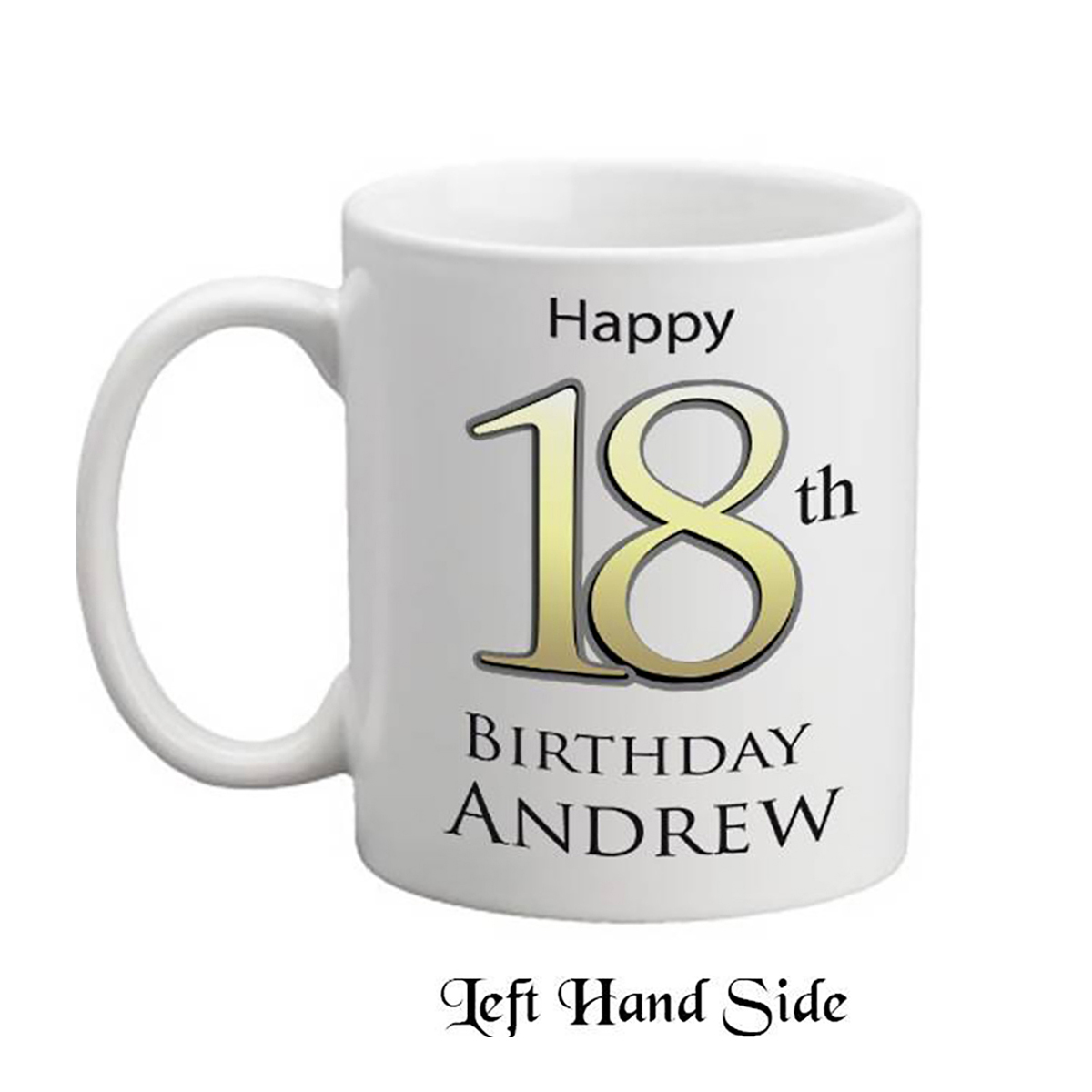 Customised Birthday Mug Gift - Happy 18th Birthday
