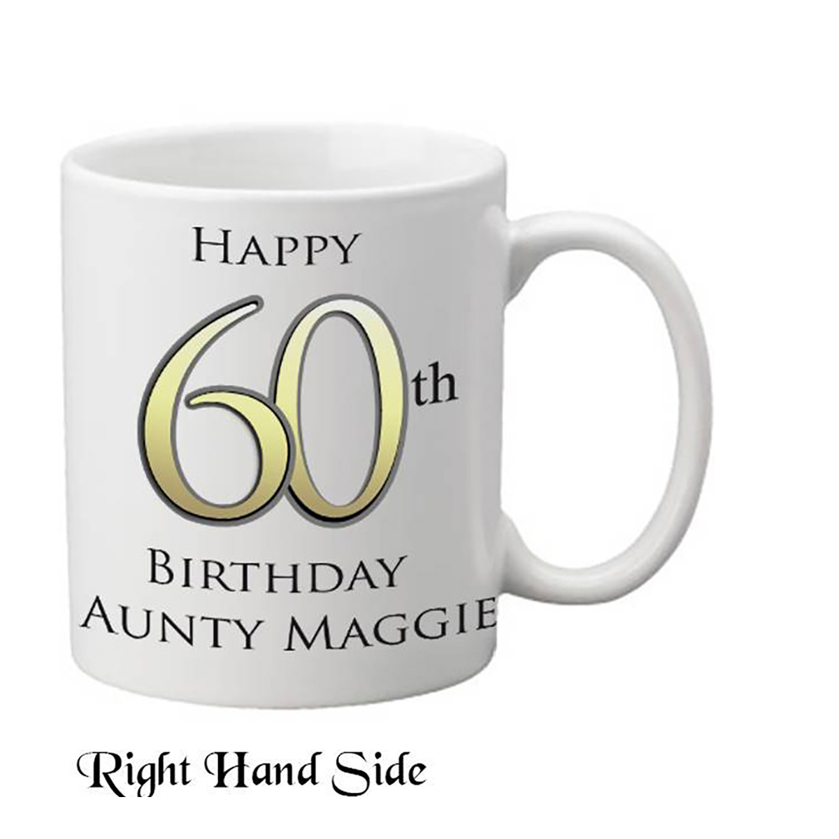 Customised Birthday Mug Gift - Happy 60th Birthday