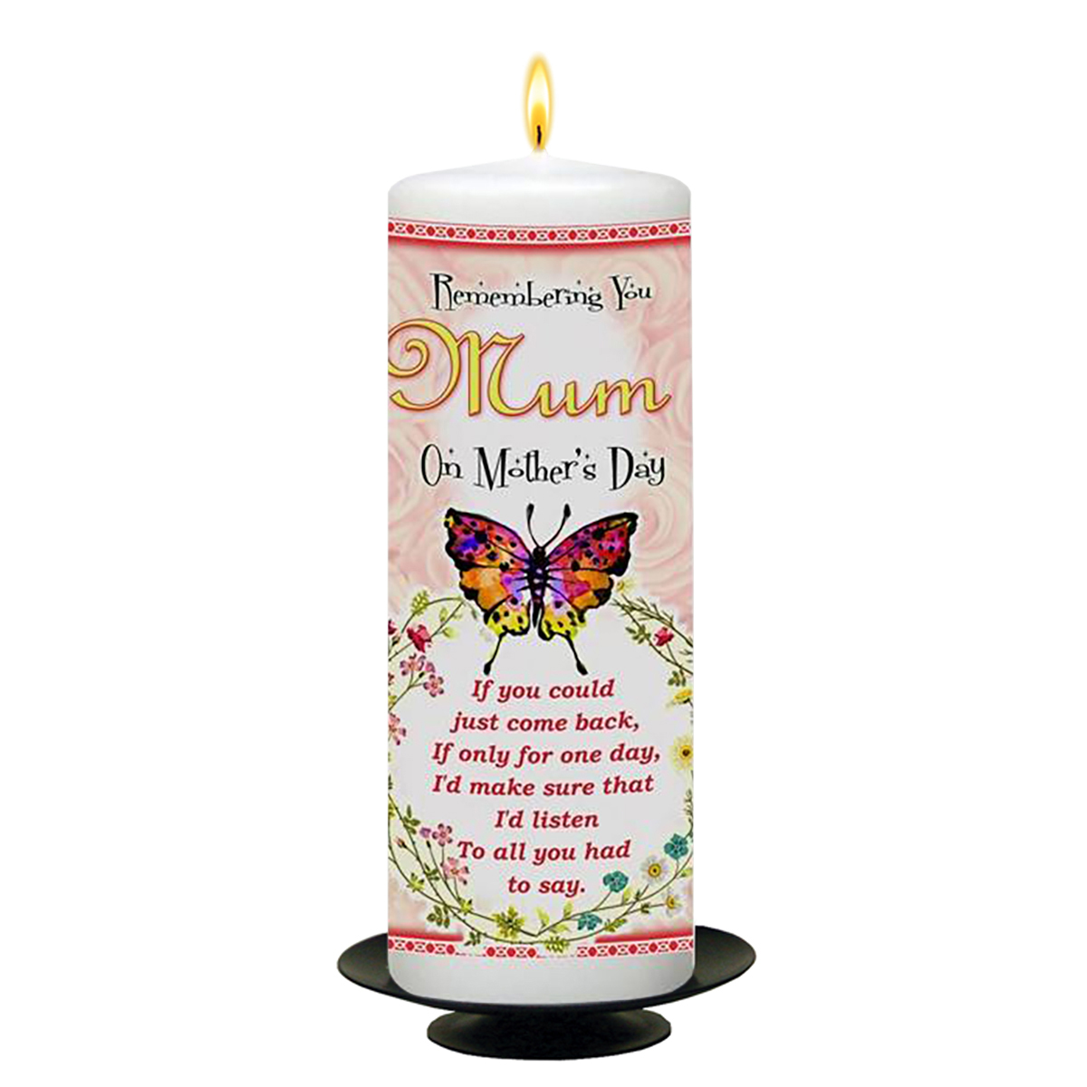 Customised Mothers Day - Colourful Butterfly