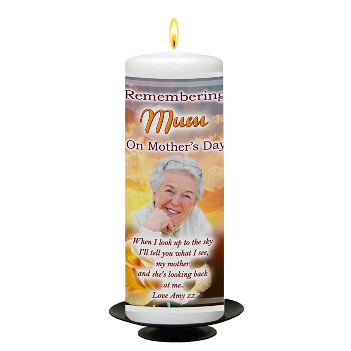 Customised Mothers Day - Peach Memories Photo