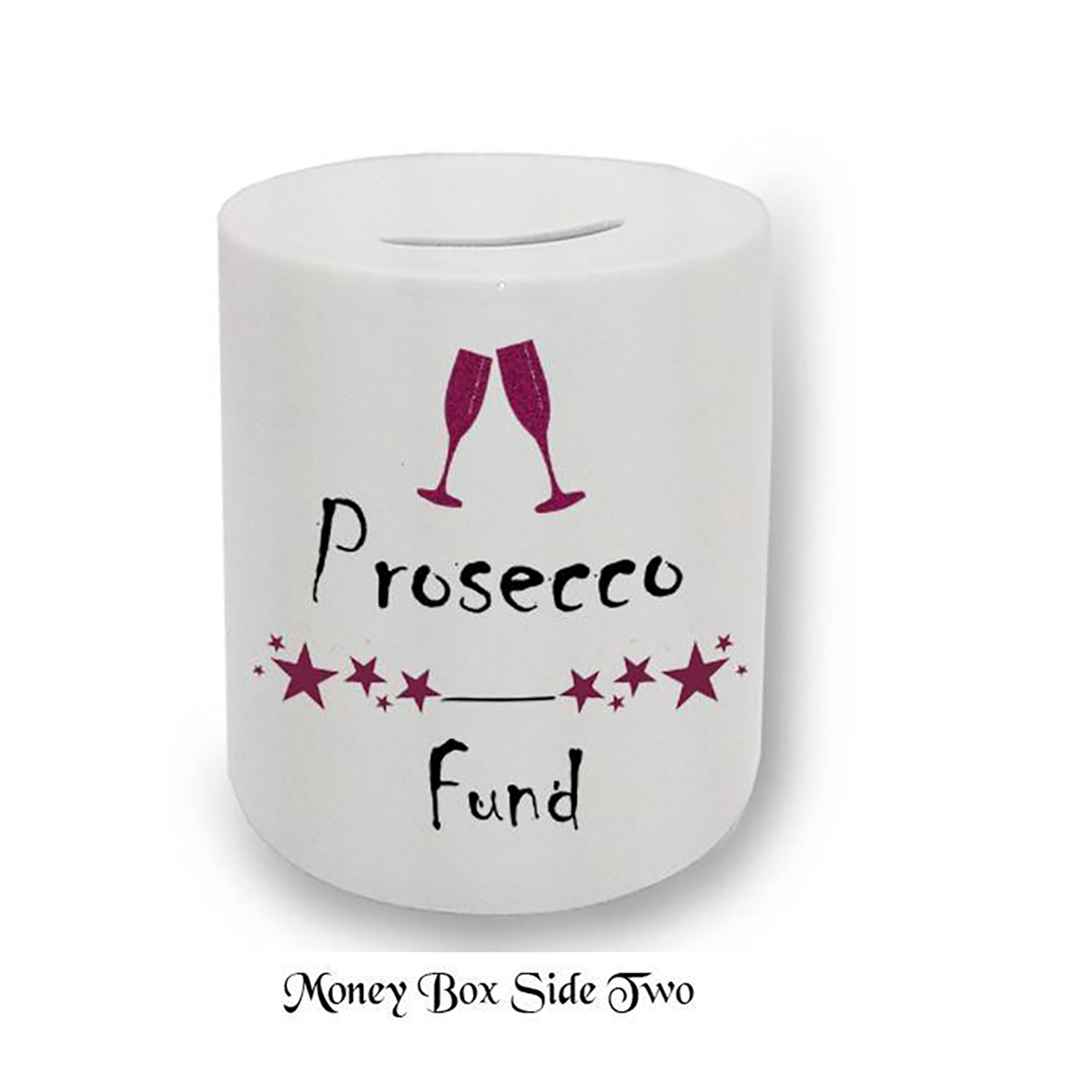 Customised Money Box Gift - Prosecco Savings