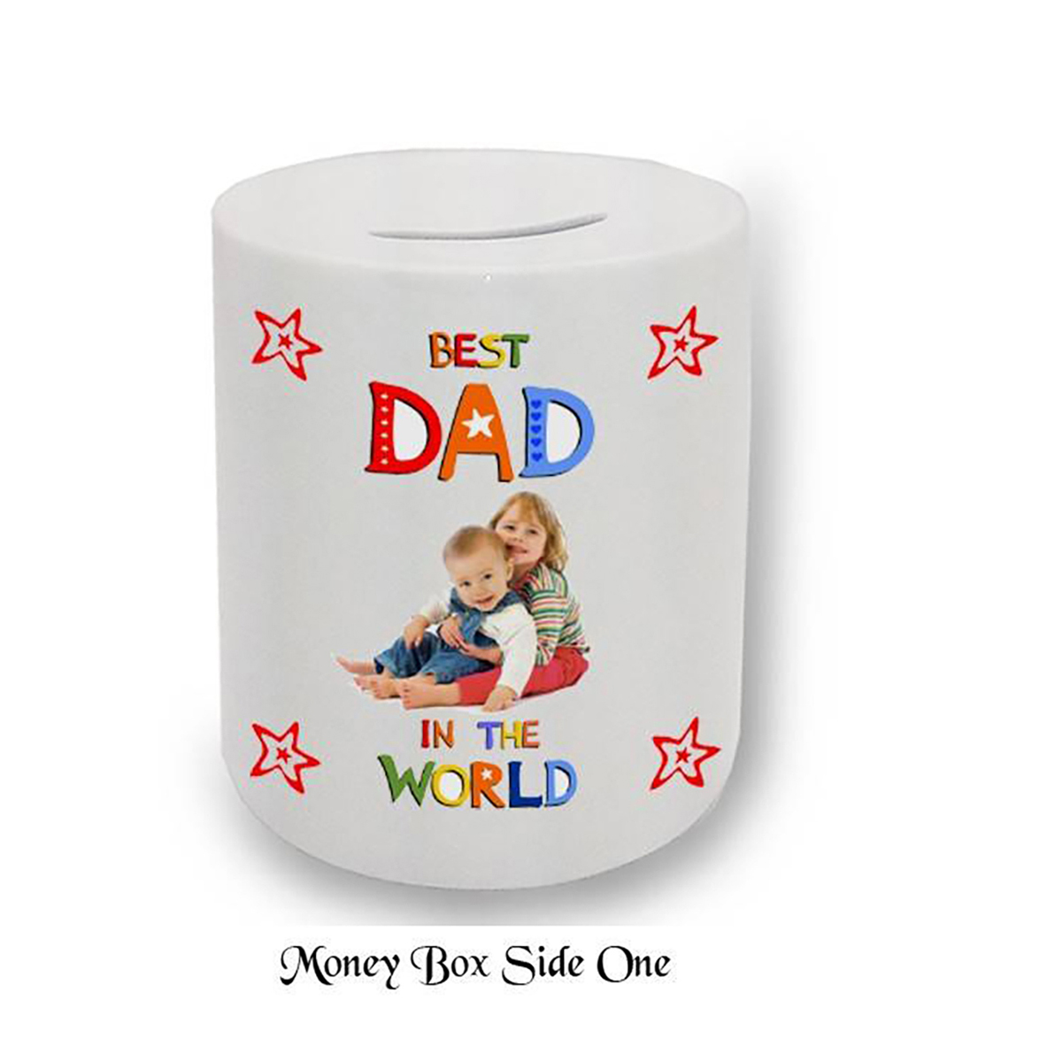 Fathers Day Customised Money Box Gift - Best Dad in the World