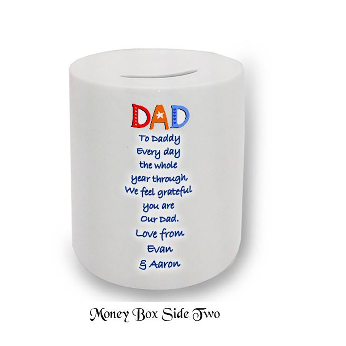 Fathers Day Customised Money Box Gift - Best Dad in the World