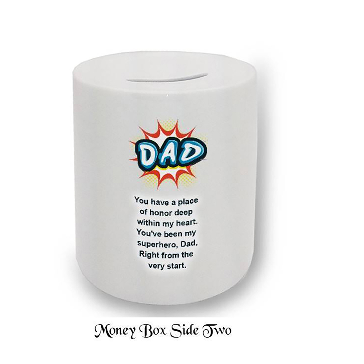 Fathers Day Customised Money Box Gift - Worlds Best Dad