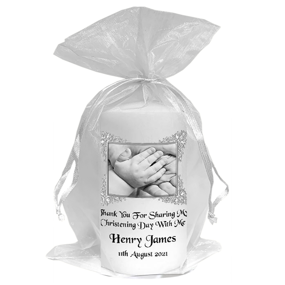 Thank you Christening Favour - Baby Hands