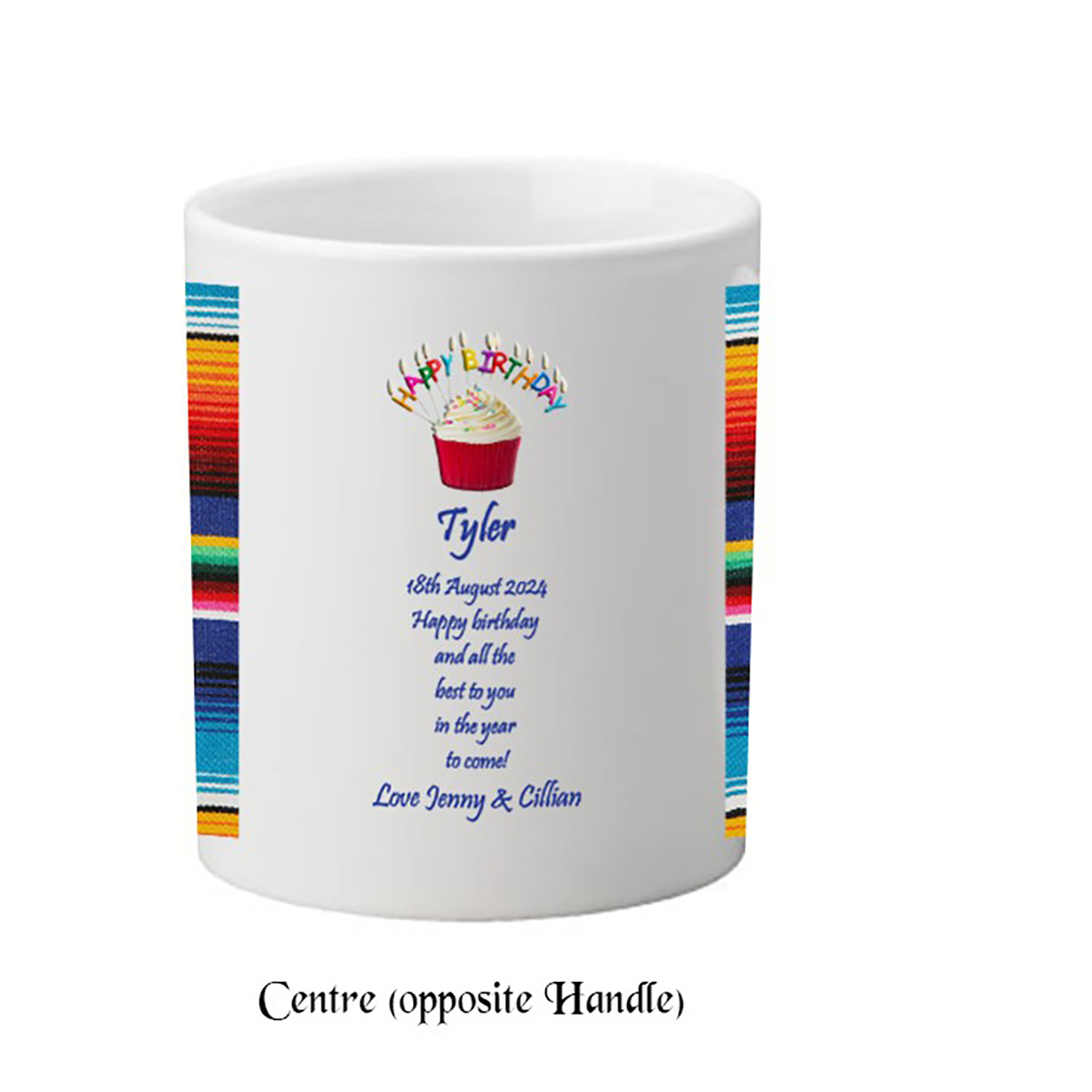 Customised Birthday Mug Gift - Cup Cakes