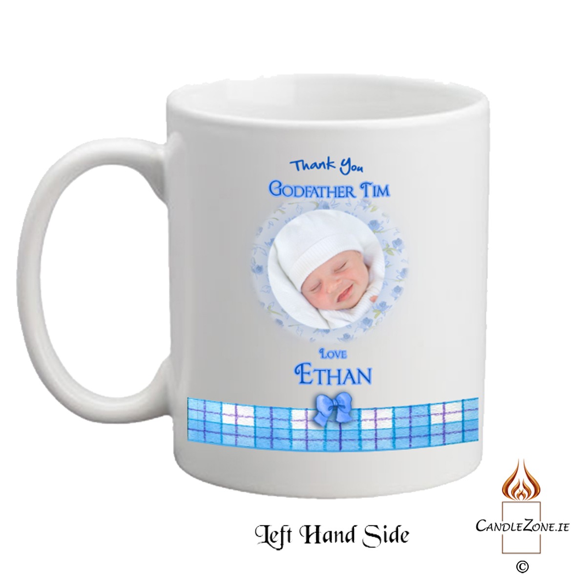 Customised Godfather Mug Gift - Kitten & Bow