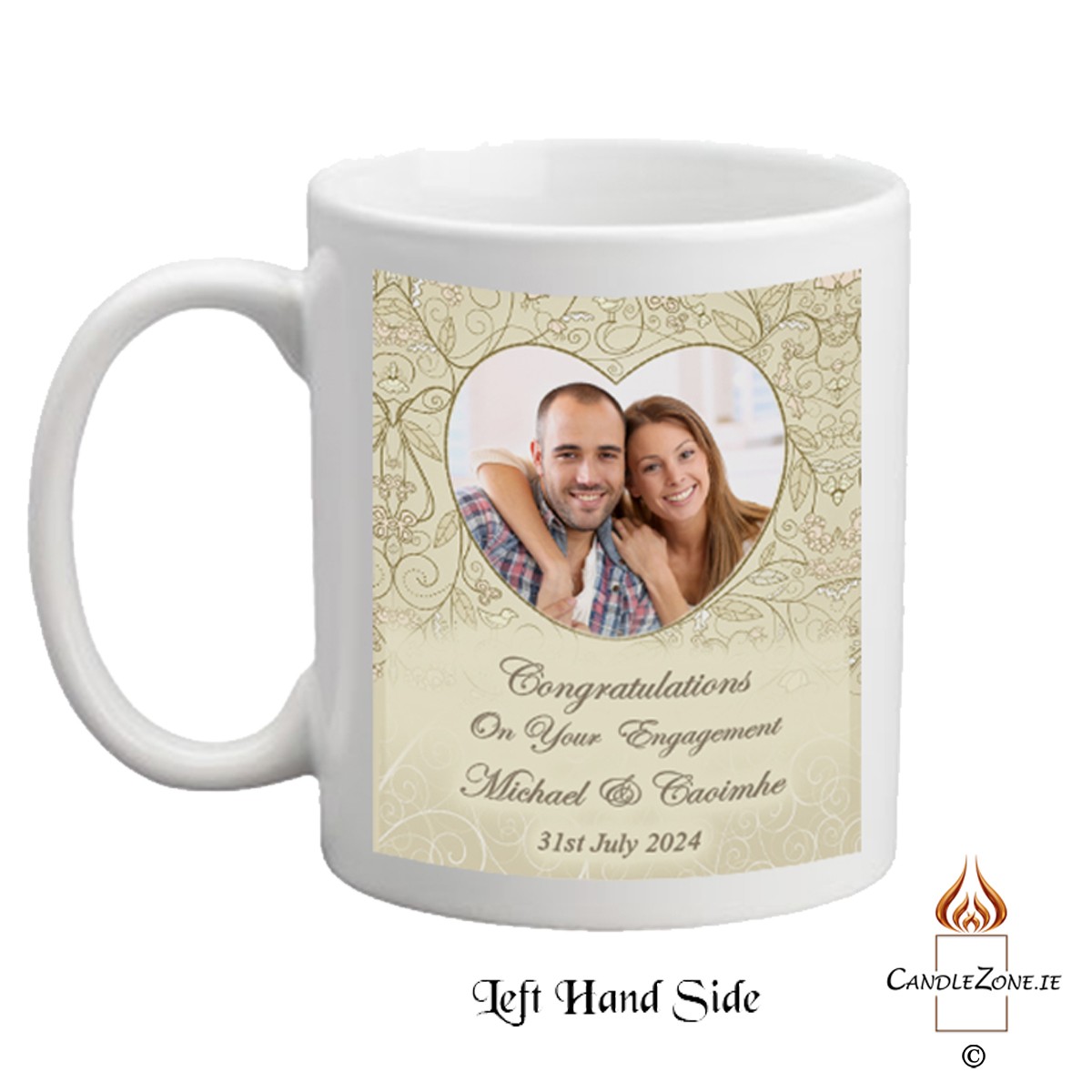 Customised Birthday Mug Gift - Engagement with Photo