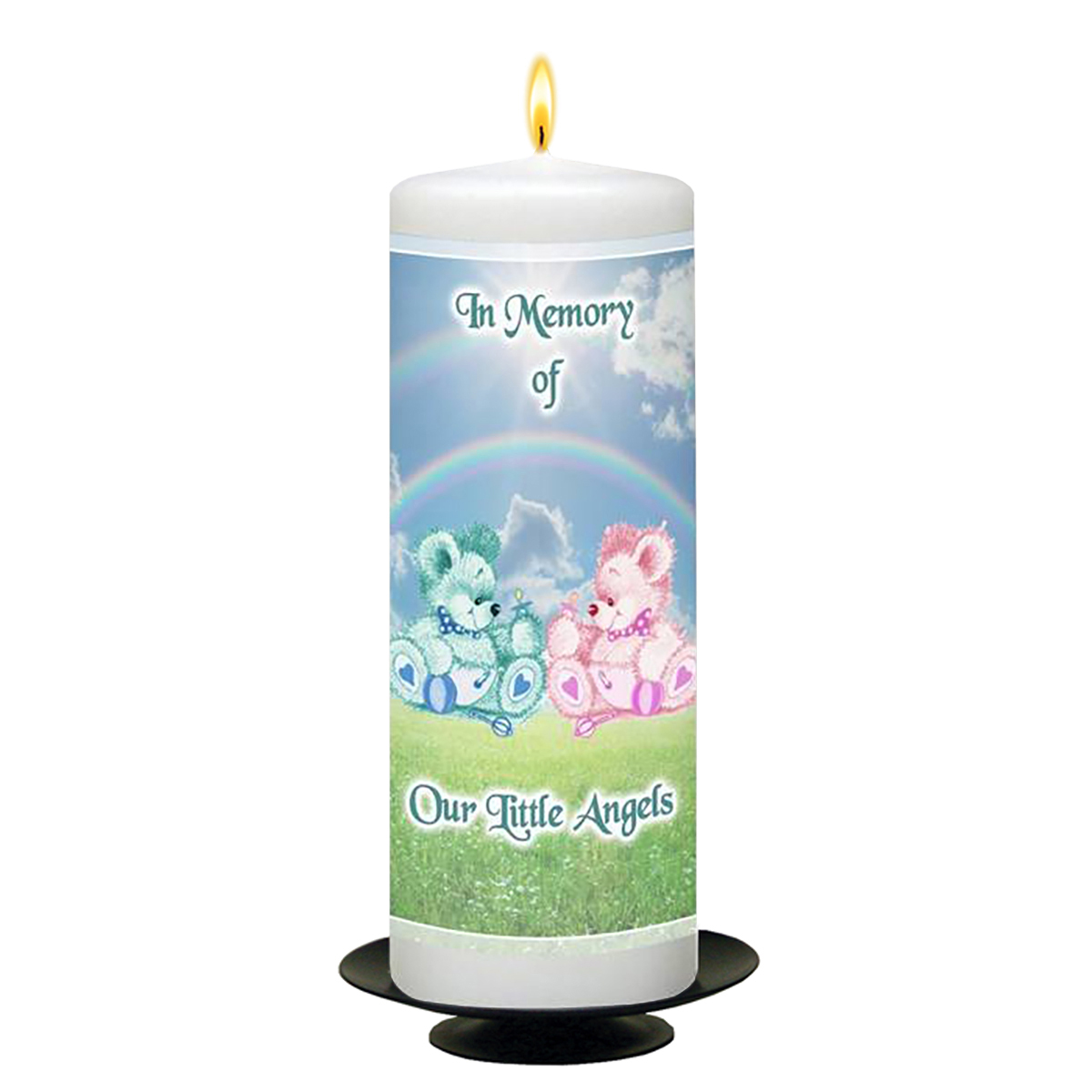 Customised Remembrance Candle - Our Little Angels - Girl & Boy
