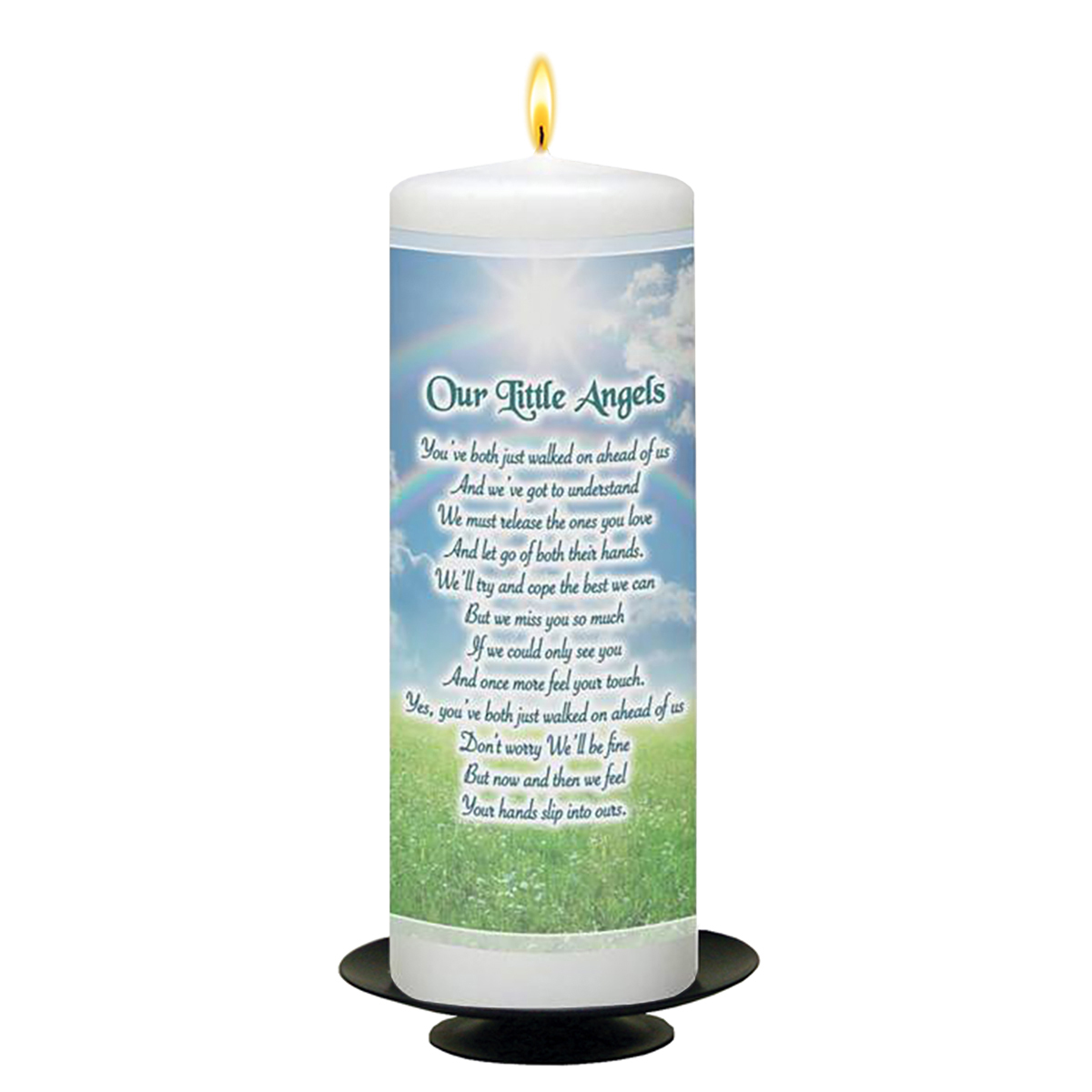 Customised Remembrance Candle - Our Little Angels - Girl & Boy