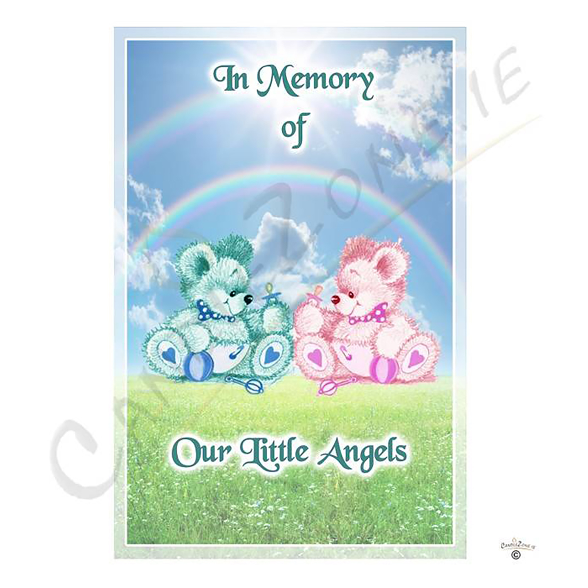 Customised Remembrance Candle - Our Little Angels - Girl & Boy